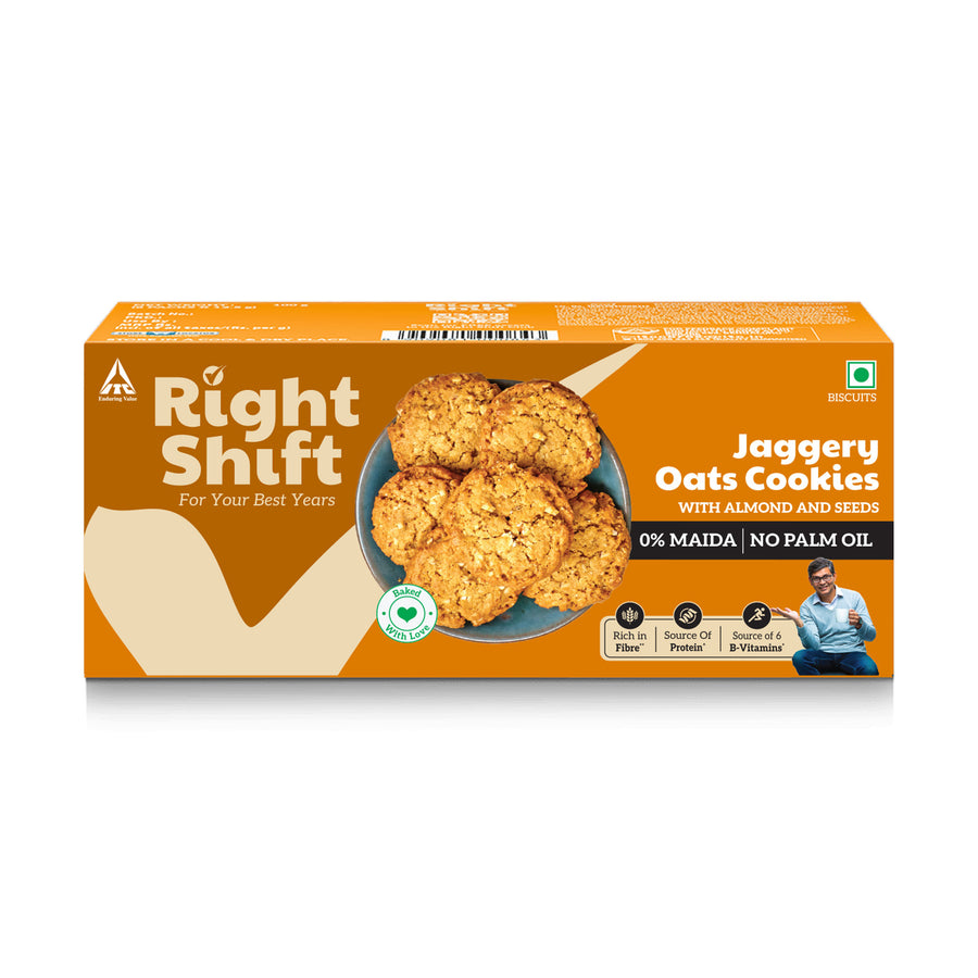 Jaggery Oats Cookies, 100g