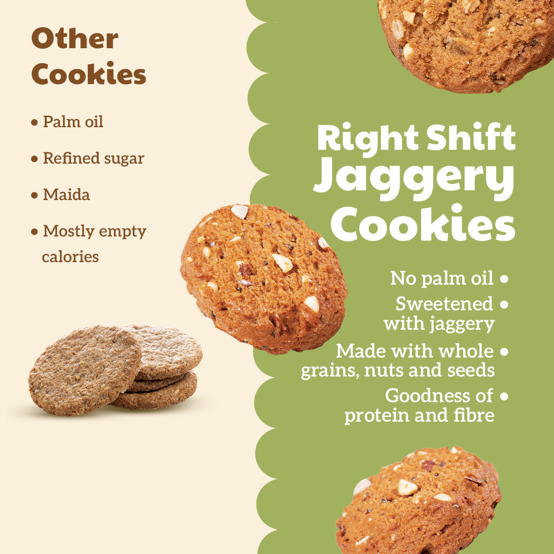 Jaggery Atta Cookies, 120g