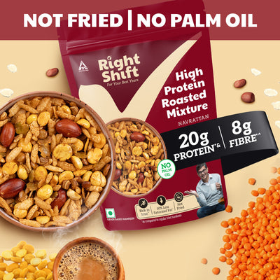 High Protein Roasted Mixture Navrattan, 250g